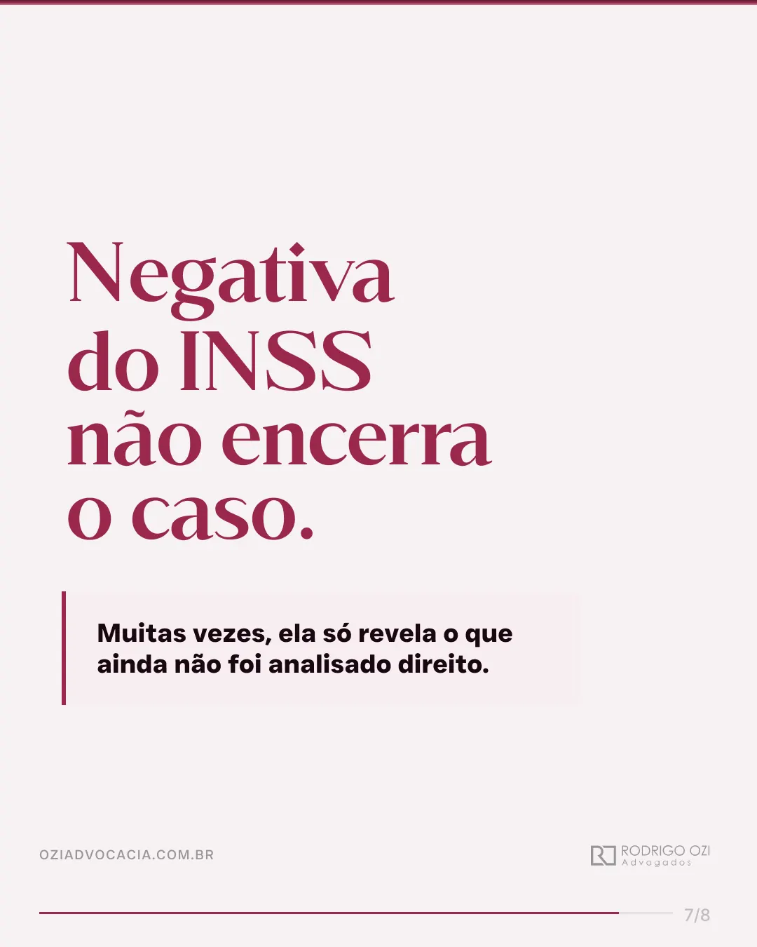 Arte de divulgação de serviço jurídico previdenciário
